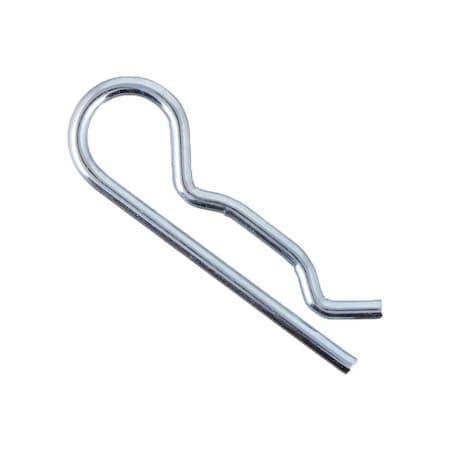 Heritage Industrial Bridge Cotter Pin, 0.162 in Dia, 4 in L, Spring Wire, 1 PK BP-204